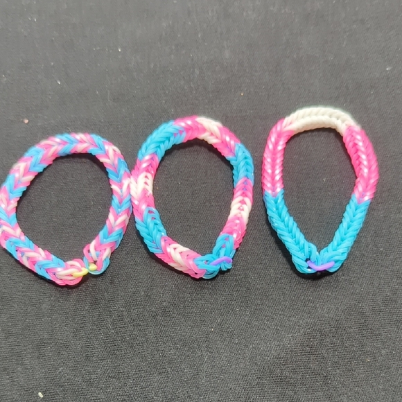 Colorful Kids Braided Bracelets Set - Picture 1 of 5